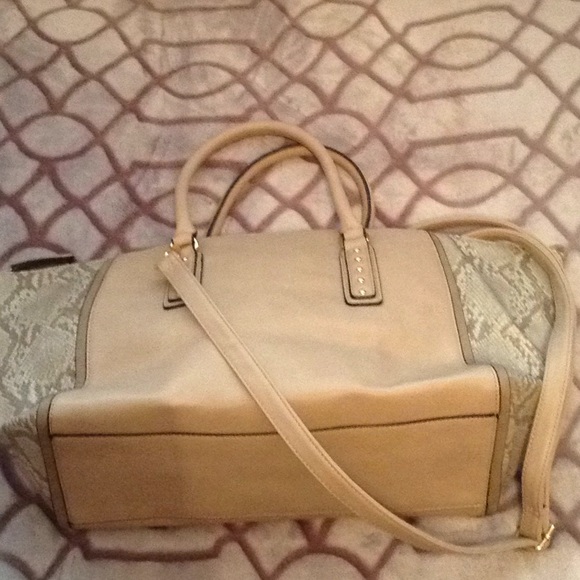 Nude and grey Python Aldo tote bag - Picture 2 of 4